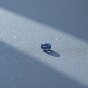 0.68 Carat Oval Blue Sapphire - Live Show Listing